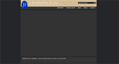 Desktop Screenshot of jfranklinfineart.com